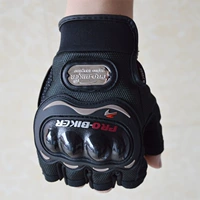 Chính hãng PRO Bốn Mùa Xe máy SUV Racing Knight Chống ngã Mặc Full Finger Half Finger Summer Găng tay nam - Xe máy Rider thiết bị gang tay xe may