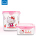 nồi cơm hâm nóng Khóa và khóa hộp lưu trữ bằng nhựa HELLOKITTY hộp cơm trưa cho trẻ em - Hộp cơm điện sưởi ấm hộp cơm tự hâm nóng Hộp cơm điện sưởi ấm