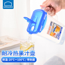 Lotbutton Korean cold kettle household plastic tie pot cold water Juice pot large capacity hot water heat resistance