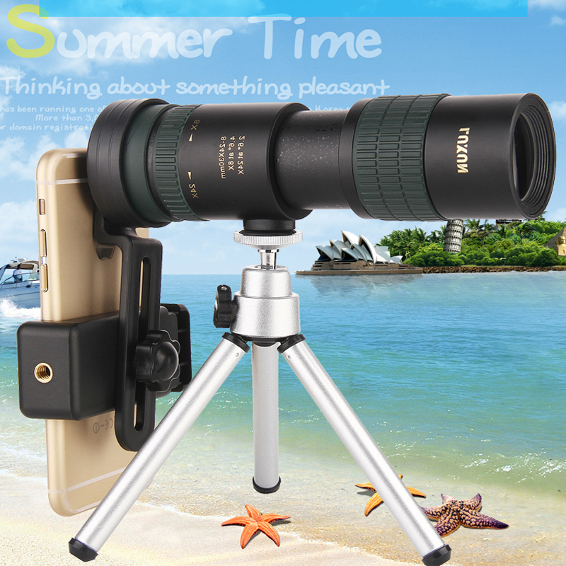Fishing monocular mobile phone telescope HD high zoom night vision Non-infrared human body perspective adult concert photo