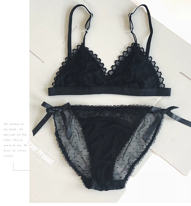 Bí mật của bạn Bralette siêu mỏng ren tam giác cup bra mà không có vòng thép nhỏ thoải mái ngủ bộ đồ lót đồ lót đẹp