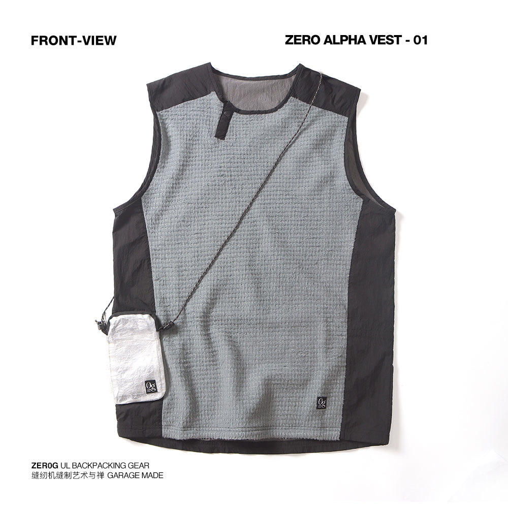 Zer0g 軽量フリースベスト ダイナミック断熱 Polartec Alpha Direct トレイルランニング ミッドレイヤー