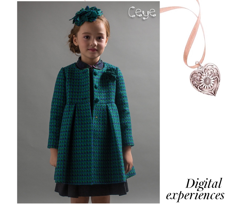 Manteau pour fille CEYE KIDS en laine - Ref 2162208 Image 21