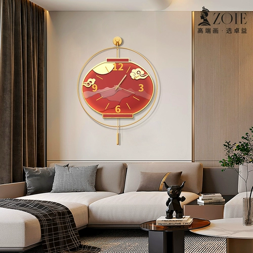 Часы для украшения ресторана в китайском стиле, часы для дома, гостиной, креативные настенные часы, новые бесшумные настенные часы в китайском стиле для столовой