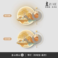 Джиншан Йеншан C/80*80 Eagle+60*60 Golden Golden Poin (зарядка сокровищ) [круговой перекрытие подвесной опыт, кондор, висящие часы]