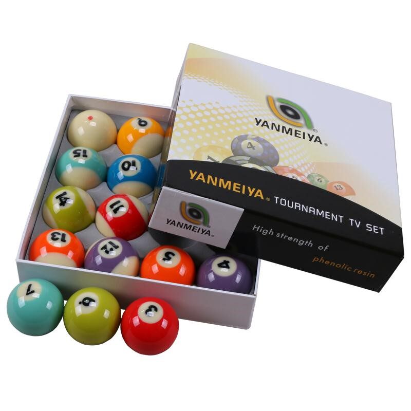 Black 8 billiards crystal ball billiards black eight 16 color billiards recreation ball national standard ball Chinese 107 billiards