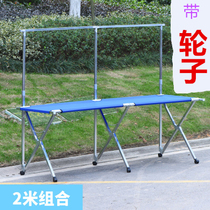 Wheeled stall shelves folding shelves stalls folding tables night market stalls multi-function stall shelves thickening