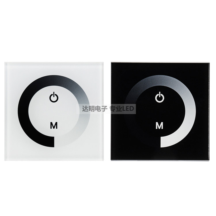 [USD 15.71] 12V monochrome panel tuner touch controller LED light strip wall touch tunnel switch