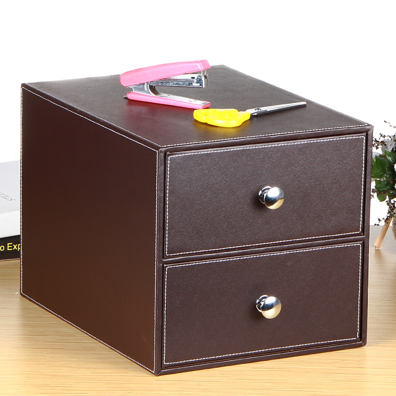 Youpeng Leather A4 Desktop File Data Storage Cabinet Cd Cabinet Cd