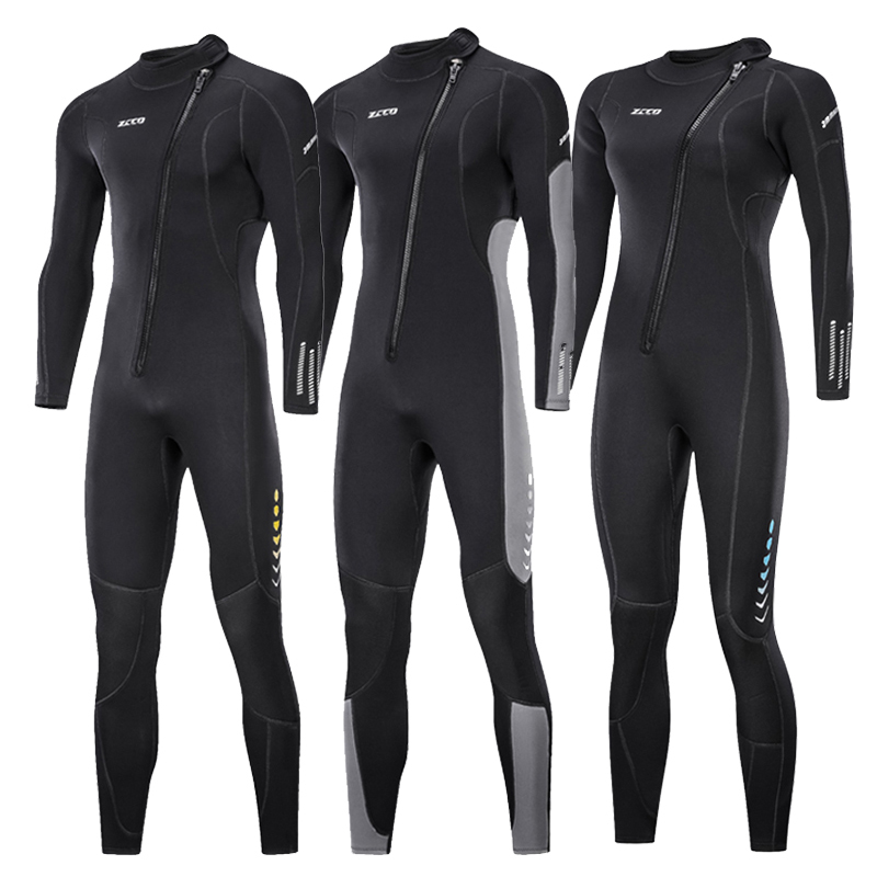 1.5/3/5/7mm One-Piece Wetsuit for Diving, Warm Swimwear for Sea Activities, Paddleboarding, Windsurfing, Jet Skiing, Rescue Wet Suit