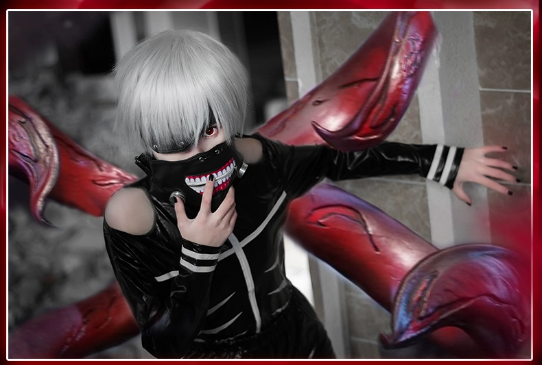 Bai Zeyan loại Jin Muyan Tongren phù hợp với bộ đồ cosplay Tokyo ghoul với đầy đủ nam nữ