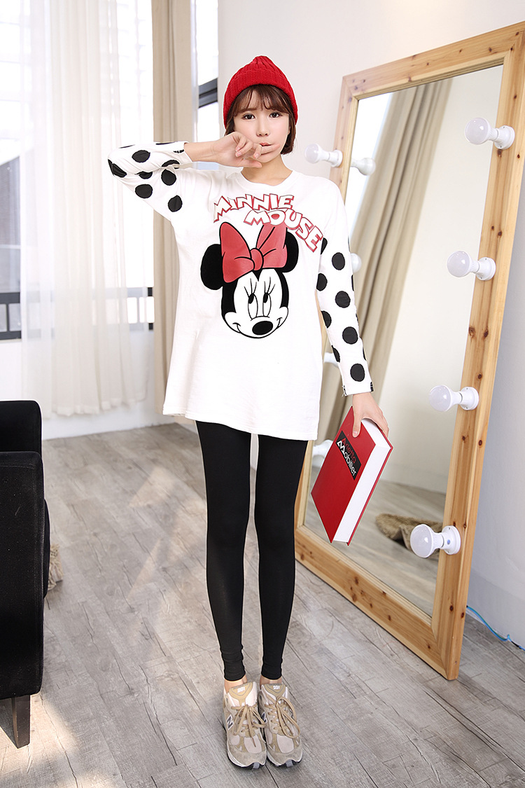 Quần legging nữ bên trong và bên ngoài mặc quần mỏng mùa thu 2018 mới quần nhà cao eo cao phiên bản Hàn Quốc của đồ ngủ cotton mùa thu sinh viên quần baggy nam