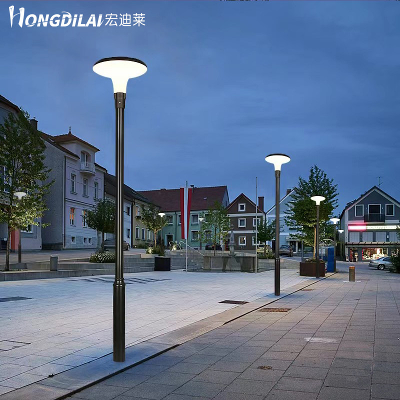太阳能庭院灯户外超亮家用室外防水花园别墅3米高杆led小区路灯