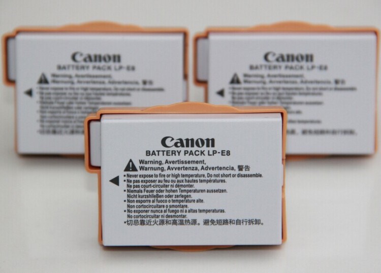 Pin Canon Canon LP-E8 chính hãng EOS 550D 600D 650D 700D X4 X5 Pin máy ảnh Canon - Phụ kiện máy ảnh kỹ thuật số túi máy ảnh nikon