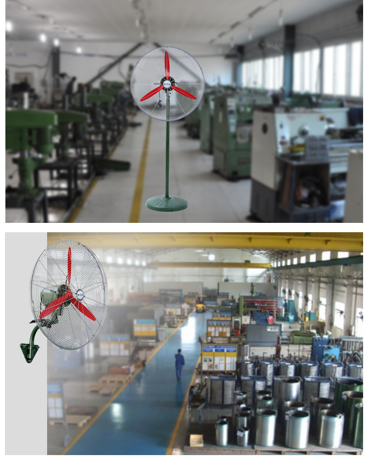 quạt yanfan Quạt công nghiệp cao cấp công nghiệp cao tầng quạt đồng động cơ xưởng xưởng treo tường mạnh treo quạt gió lớn - Quạt điện quạt treo trần nhà