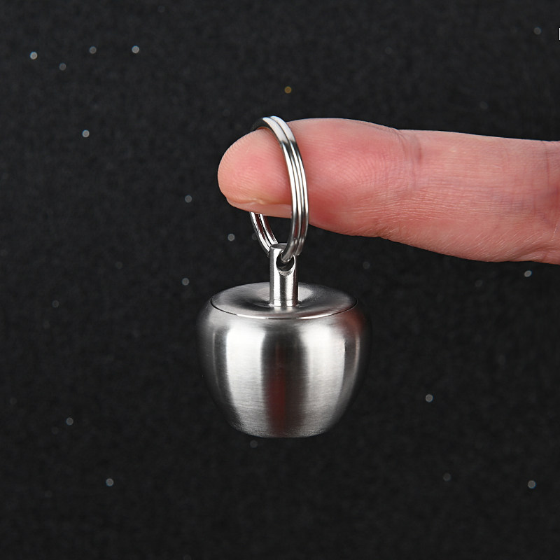 304 stainless steel portable small medicine box waterproof seal mini carry-on small medicine bottle first aid charge import round