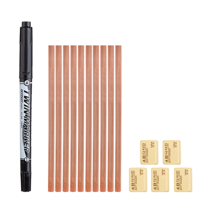 【晨光】勾线笔+铅笔10支+橡皮5块