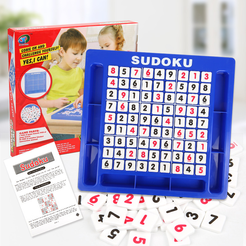 Sudoku board Sudoku toys Sudoku nine-square parent-child puzzle game entry student thinking training primary