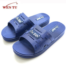 Vietnam imported rubber home cute light monochrome non-slip comfortable soft summer men and women couple slippers