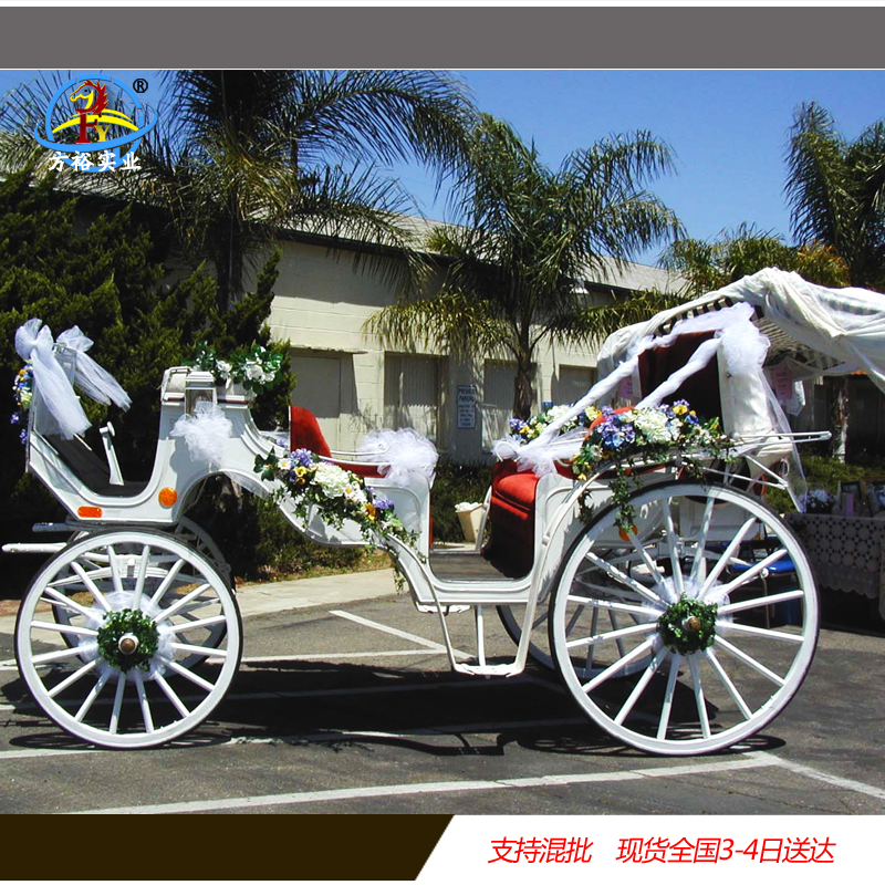 Eurostyle Electric Car Carriage Marriageable Royal Carriage Retro Wedding Celebration Tourist Sightseeing Bus Video Prop Military Model