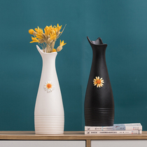 Nordic cat ear ceramic small Vase ornaments modern simple home TV cabinet creative hydroponic hipster flower arrangement