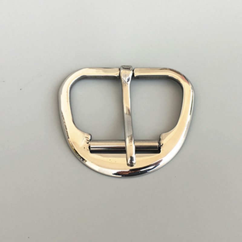 High quality stainless steel belt belt belt button with roller belly button large D button 3 inch electrical belt button