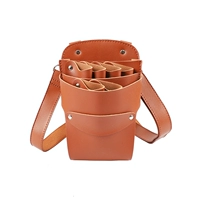 Коричневые (6-битные) ножницы для кожи втирание P016