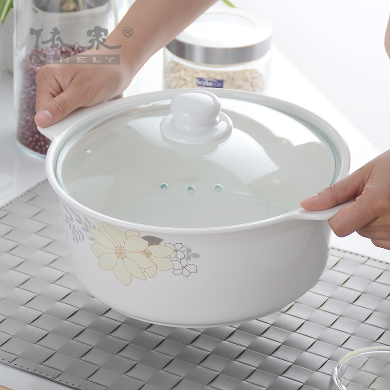 "According to the high temperature curing casseroles, stew pot ceramic pot soup pot stew flame household gas porcelain clay pot