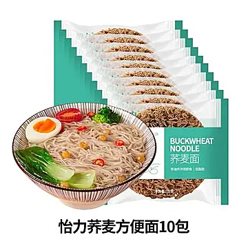 【怡力】低脂荞麦方便面饼70g*10包