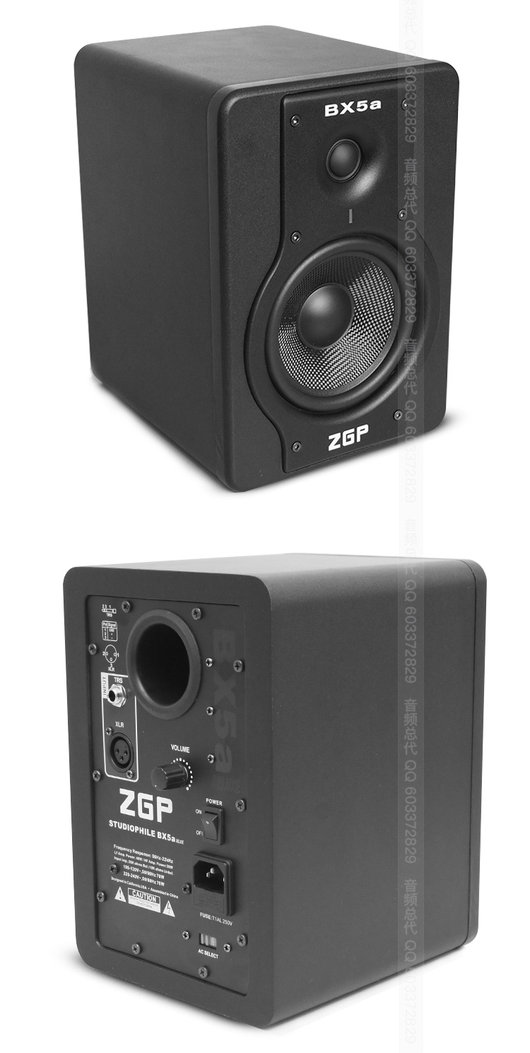 Loa màn hình chuyên nghiệp ZGP BX5A Loa ghi âm hoạt động 5 inch loa âm thanh một cặp cáp âm thanh miễn phí - Loa loa loa soundbar lg