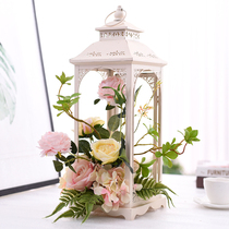 Eurostyle emulated flower pendulum pieces Living room Decorative Creativity Modern Hotel Guest House Scene Placement soft decorations