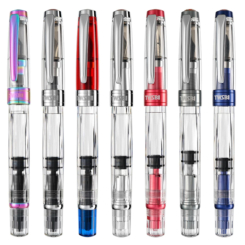 TWSBI Sanwen Hall 580 Pistons Pen Penpick Pink Pink Limited Windsor Blue Ali/AL Aluminum Make