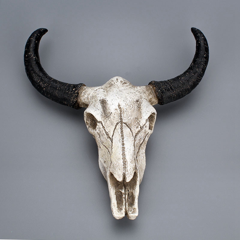 Retro Sheep Head Cow Head Skull Wall Hanging Resin Crafts Christmas Decoration Holiday Sheep Horn Magic Home Retro Sheep Head Cow Head Skull Wall Hanging Resin Crafts Christmas Decoration Holiday Sheep Horn Magic Home