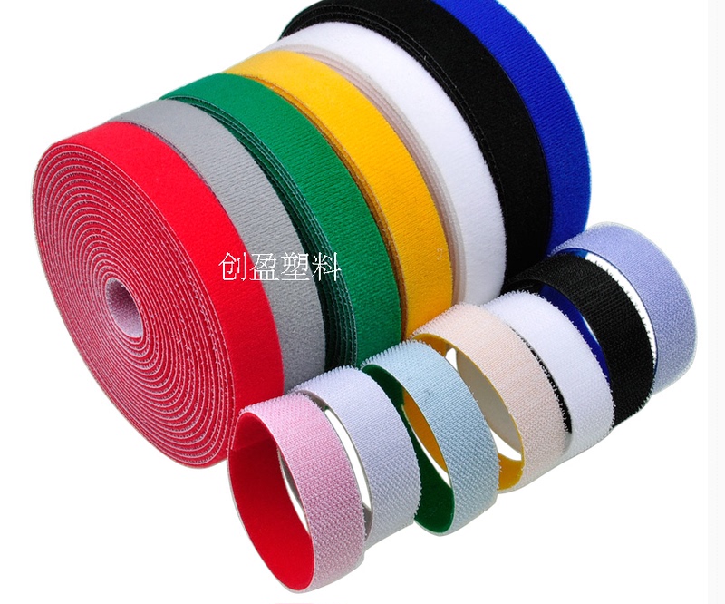 Hook and Loop Fastener Straps, Cable Management Straps, Self-Adhesive Straps, Nylon Fasteners, One Roll, 25m Long