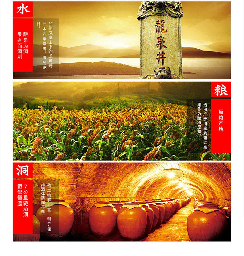泸州老窖 国窖1573经典 52度500ml*2瓶 +红釉酒具礼盒 图5
