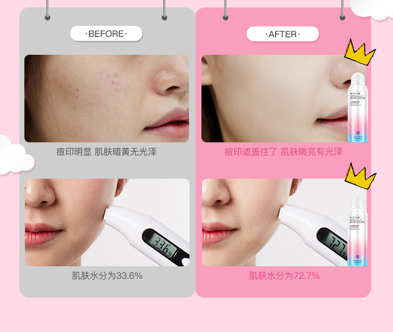 Lắc cùng một đoạn kem chống nắng phun chống thấm net đỏ làm trắng cô lập sinh viên su yan kem cổ hydrating nam giới và phụ nữ kem chống nắng make prem