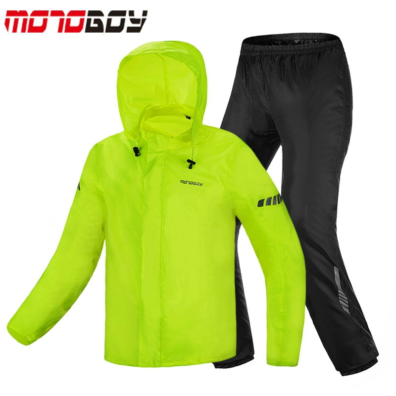 motoboy xe máy áo mưa nam và nữ xe điện nhẹ thiết bị cưỡi di động áo mưa mưa quần phù hợp - Xe máy Rider thiết bị