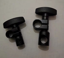Steel 360-degree swivel adjustable angle Cross clamp tube clip strut round stick fixed clip adjustment table lever connection head