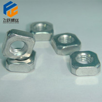 GB39 square nut square nut square nut M3M4 5 6 8 10 12 Carbon steel galvanized cold upset