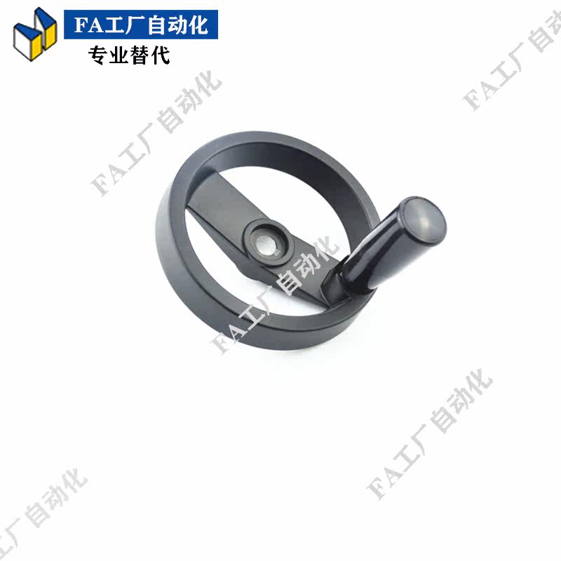 Machine tool Handwheel Folding Handle Round Double Spokes Rubber Wood Wheel Aluminum Alloy wheel 100125160200