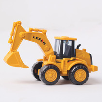 Child cute bulldozer boy girl baby digging earth excavator inertia engineering car resistant to fall and will run small toy