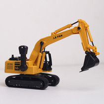 Manual manipulation with rocker children caterpillar digging excavators boy baby resistant to fall sliding engineering car small toy