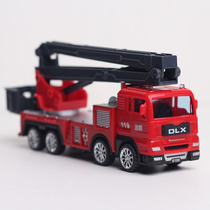 Boy Baby Den High Rescue Fire Truck Children Puzzle Small Car Toy Resistant Sliding City Engineering Car