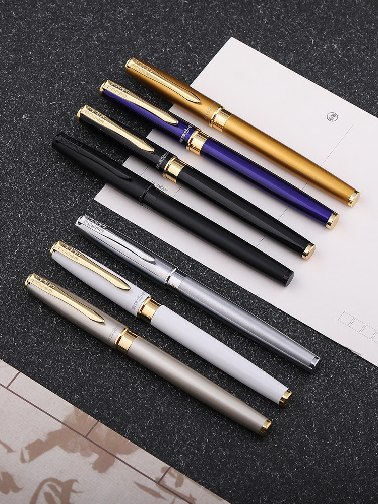 Hero Brand Fountain Pen for Students, Special for Practicing Calligraphy, Gift-Giving, Art, with Replaceable Ink Cartridges, 1511, for Adults, Office Use, Men's High-End Hard Pen, Bent Nib, Calligraphy, Engraving, Vintage, Women's Exquisite, Third Grade