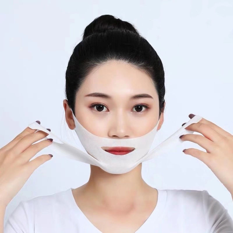 V-face mask plastic face lift firming face-lifting artifact ear hanging small V-face sticker to remove double chin and masseter muscle stickers for men and women