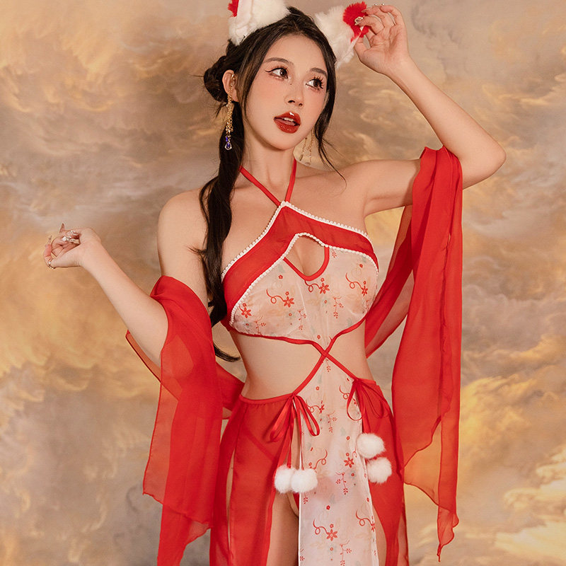 Sensual Lace Teddy with Embroidery detail 3