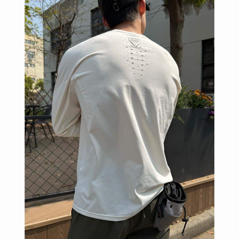 Quick-Drying! Quick-Drying Fitness Perforated Sports T-Shirt, Ultra-Thin Sports Top, Couple Style, Macaron Color Series