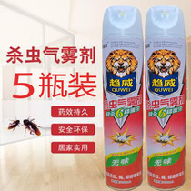 5 bottles*750ml Fragrant insecticidal aerosol spray Mosquito flies cockroaches ants Household insecticides