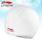 Mũ bảo hiểm Li Ning silicone Tóc dài không thấm nước bảo vệ tai thời trang giản dị silicone nam và nữ trưởng thành bong bóng