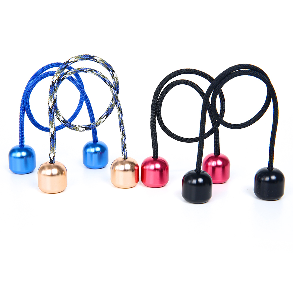 Begleri 宝 乐 珠 二 珠 一 绳 ngón tay yo-yo đầu ngón tay cực di chuyển ngón tay giải nén con quay hồi chuyển